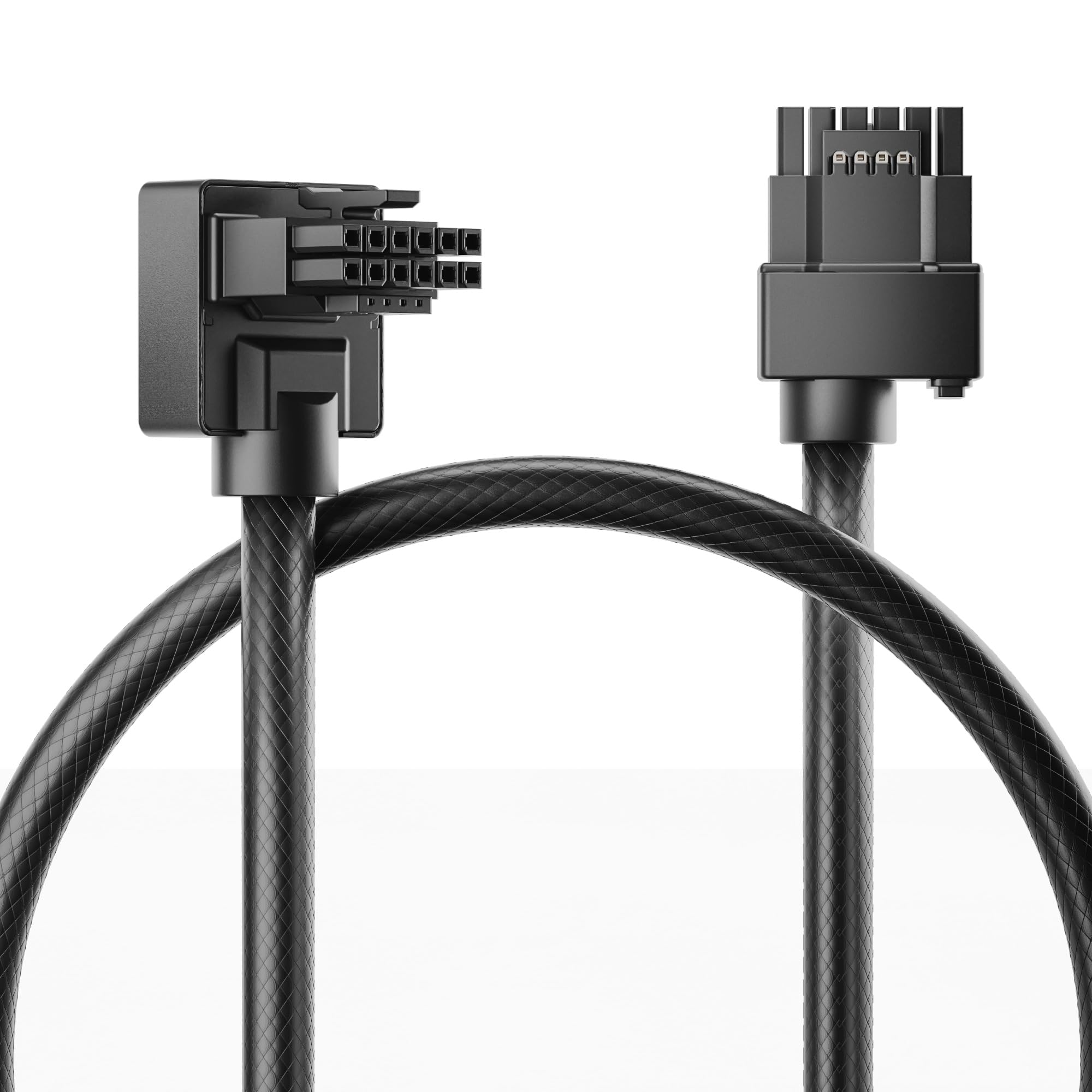 Câble 12VHPWR 16PIN coudé Hydrus noir pour GPU NVIDIA de pointe - 8