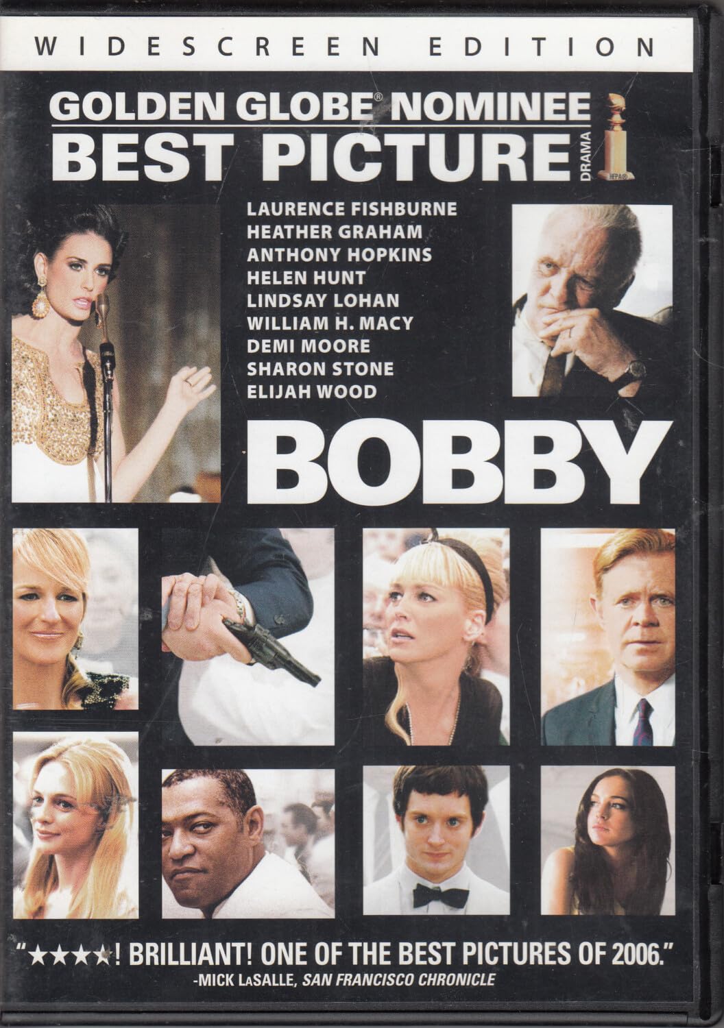 Bobby DVD USA largometraje dramático de importación cine norteamericano original