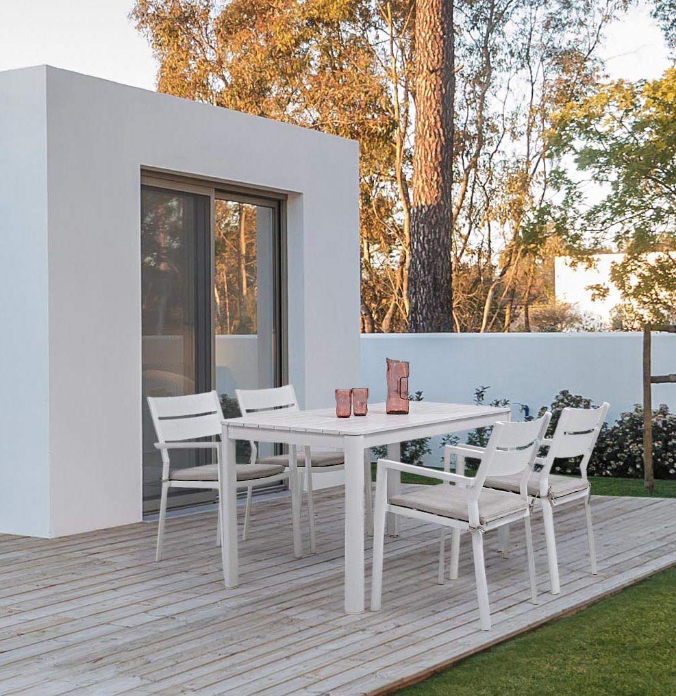 Bizzotto Tavolo Pelagius Bianco Allungabile 83-166x80 cod.0662711