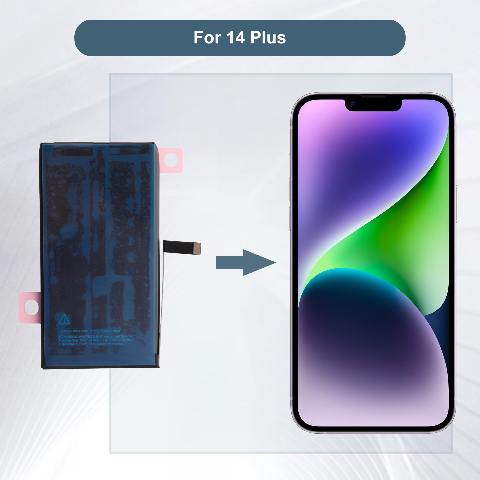 iPhone14Plus パープル　バッテリー92% Amazon.com: Apple iPhone 14 Plus, 128GB, Purple - Unlocked