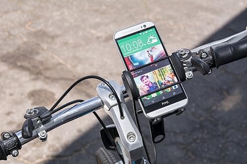 Miniatura 4 de Arkon Mounts SM434 Soporte de teléfono para bicicleta o motocicleta Soporte de correa para iPhone 13 12 11 Pro Max Galaxy S21 S20 Note 20 10 Retail