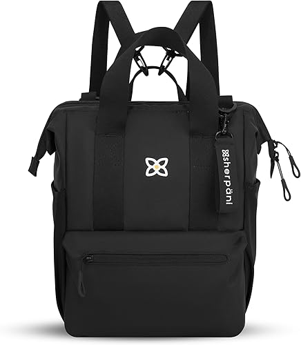 Sherpani Mochila convertible, bolsa de mano 3 en 1, bolsa cruzada, bolso cruzado, mochila de viaje de 14 L, regalos de viaje para mujeres,