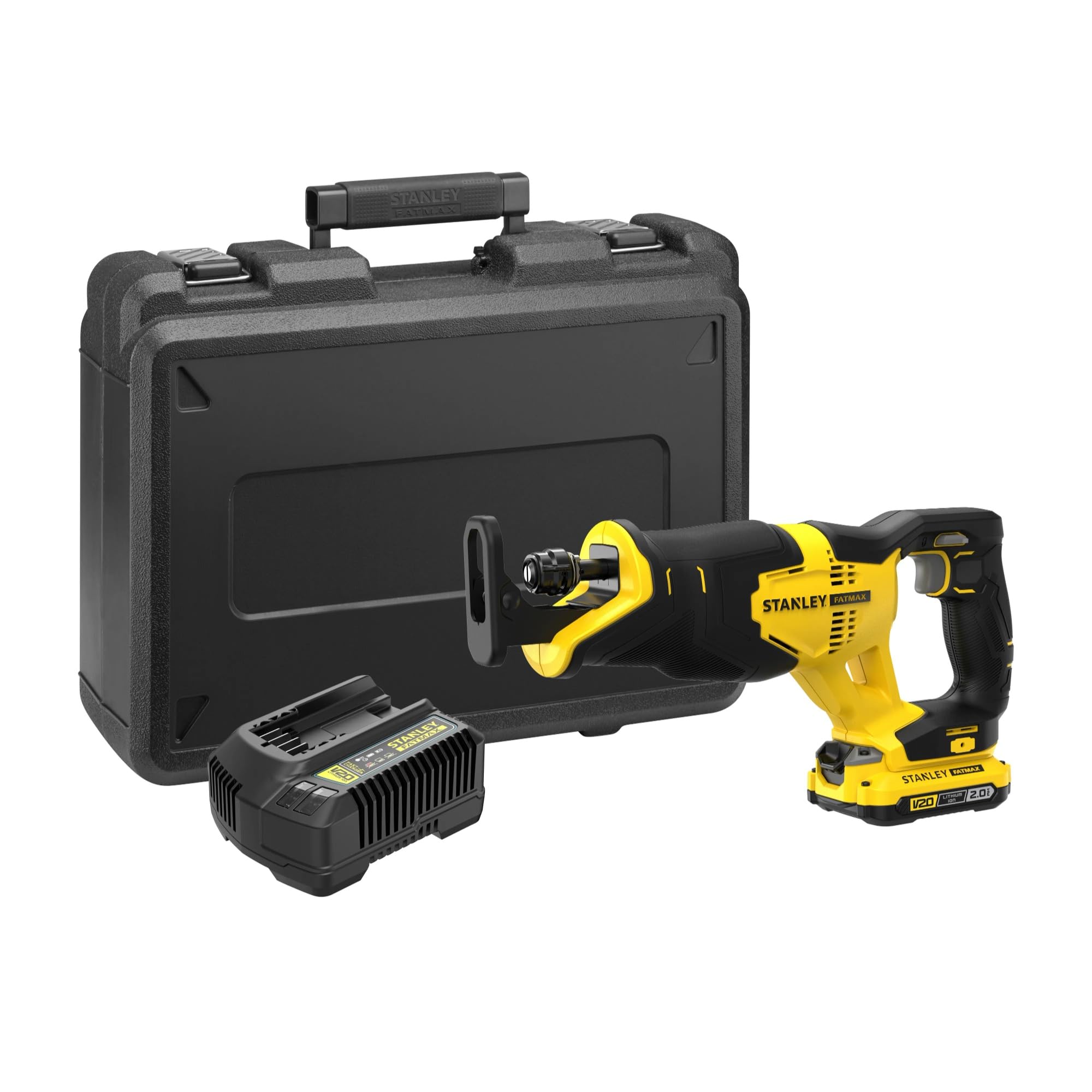 Stanley 18V Li-Ion V20 Brushed Cordless Reciprocating Saw (1 X 2Ah) - Sfmcs300