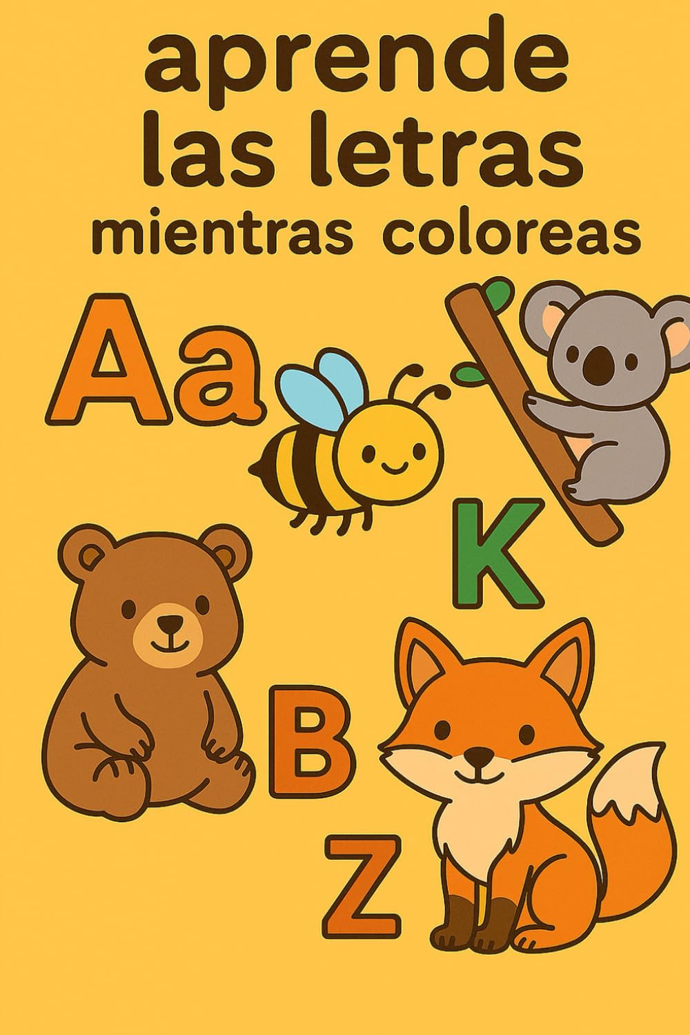 Aprende las letras mientras coloreas