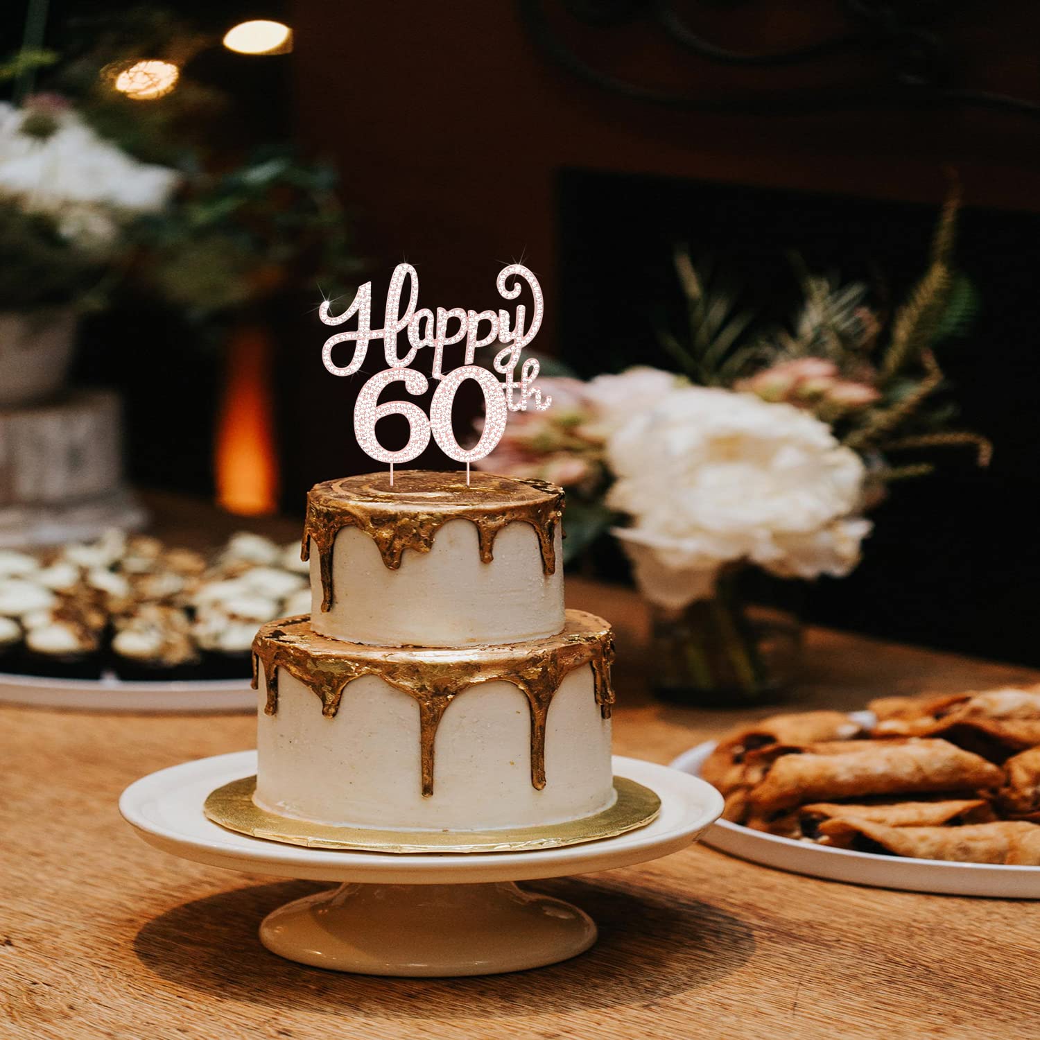 Amazon.com: LASKYER Happy 60th Birthday Decorations,60th Birthday