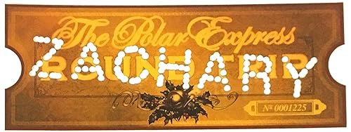 Miniatura 1 de Personalized ROUND TRIP Polar Express replica ticket