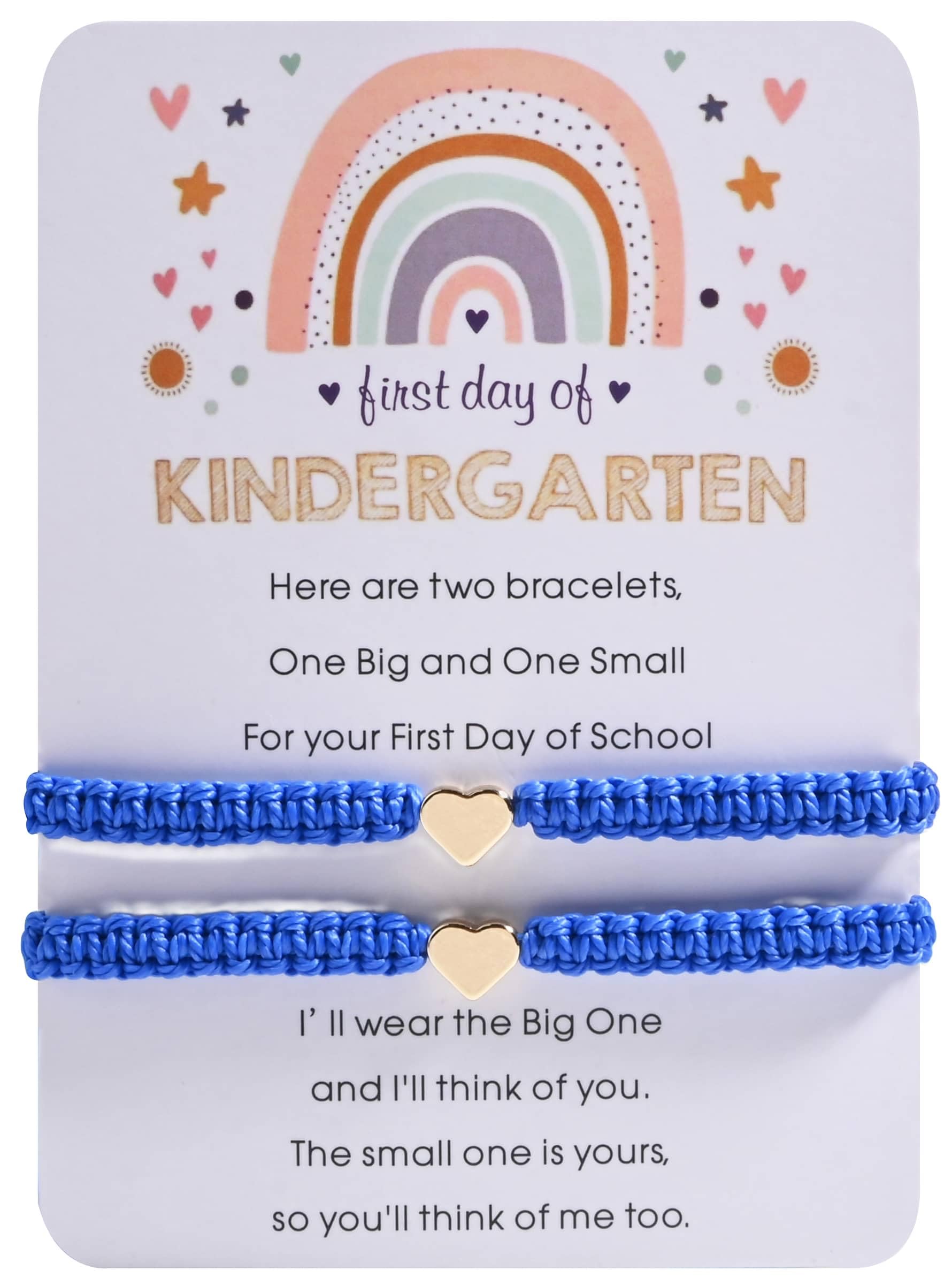 First Day Of Pre K Mommy And Me Bracelets Gifts, Back To String Matching Bracelet Set For Mom Daughter Son