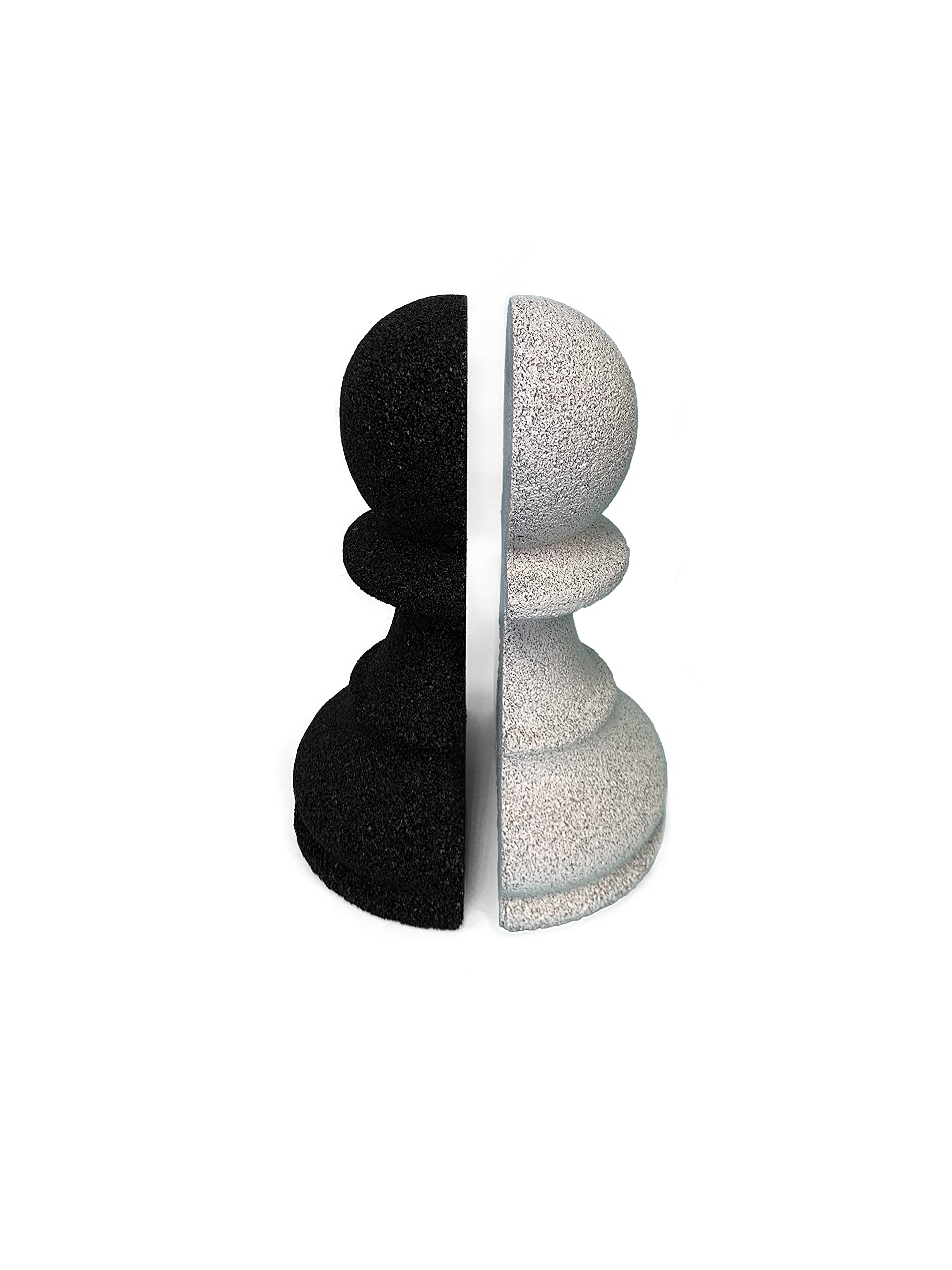 Sujetalibros con Forma de peón de ajedrez. Figura ecológica de Caucho Reciclado Made in Spain