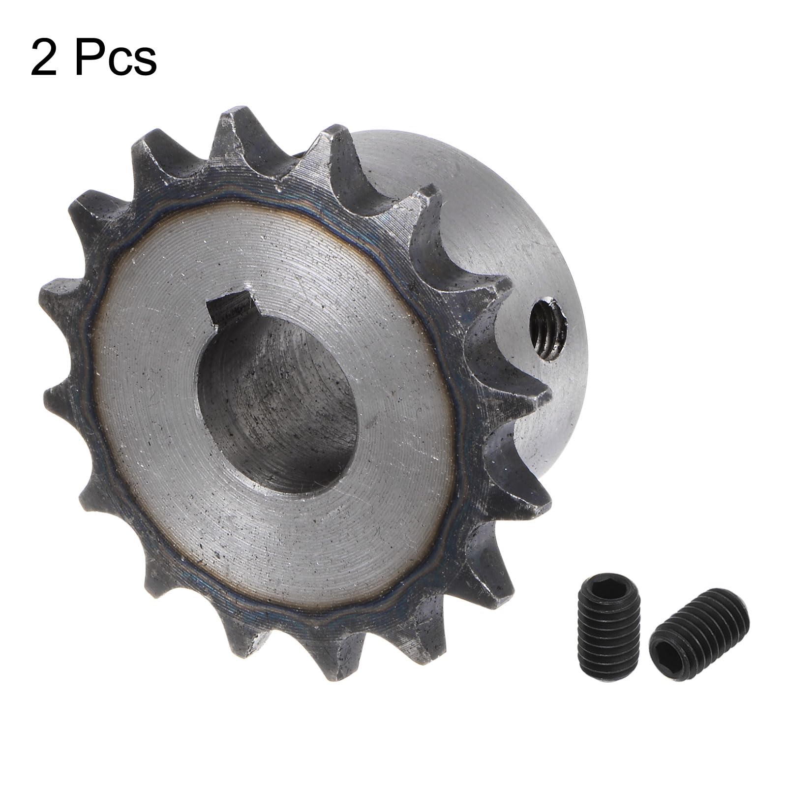 485系do32 uxcell 2pcs ISO/DIN 06B-1 Roller Chain Sprocket B Type 16mm