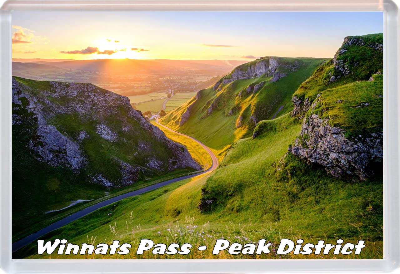 Baked Bean Store Multicolor Winnats Pass - Peak District - 96 X 67Mm Jumbo Fridge Magnet/Magnets Bbsfhm266
