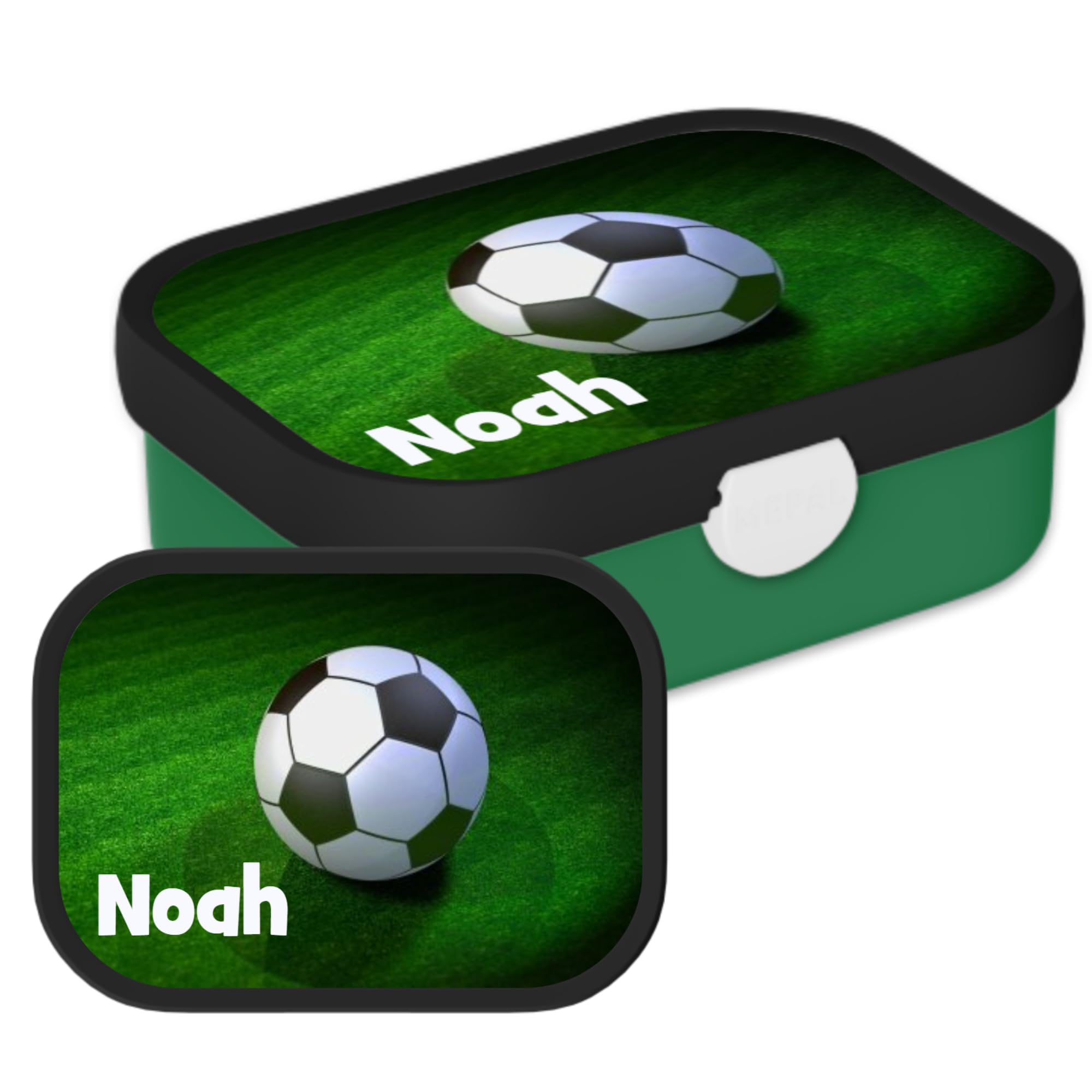 Boîte à déjeuner foot personnalisable cadeau anniversaire garçon