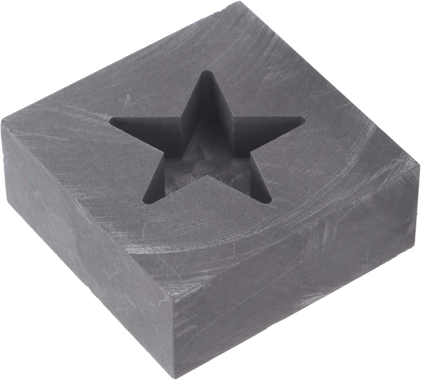 Crucibles for Melting Metal, Graphite Crucible Graphite Model Crucible Melting Five Pointed Star Model Graphite Casting Ingot Mould Model for Smelting Gold Silver Aluminum Copper