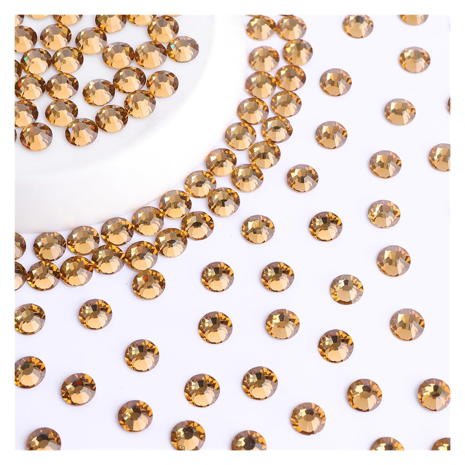 Glass Nail Art Rhinestones Glitter Round Flatback Crystal SS6 SS20 Manicure