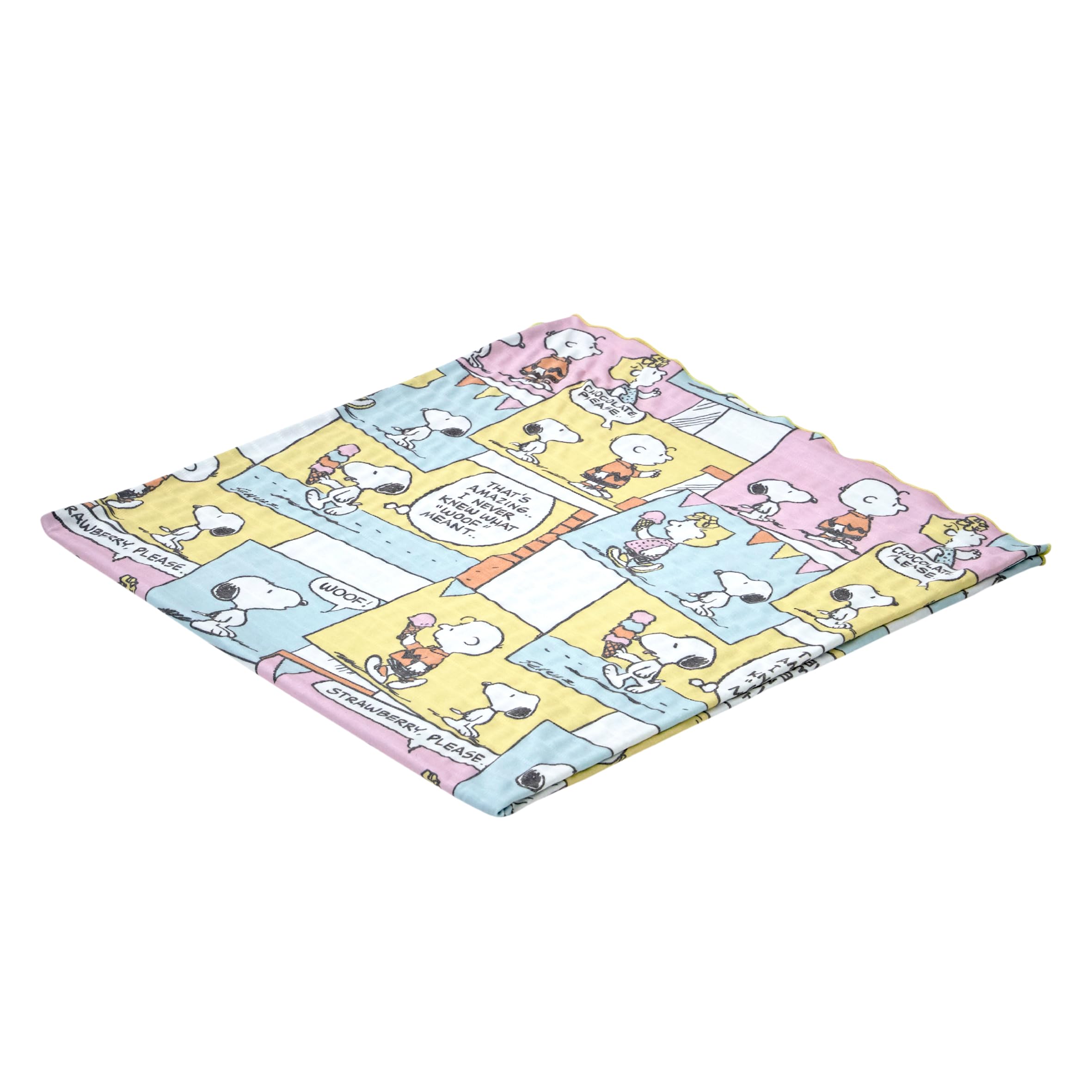SNOOPY - スヌーピー Ice Cream comics クールケット イエロー ひんやり SNOOPY 寝具 西川 185499861.jpg?cmsp_timestamp=