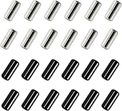 24 x Metal Laces Fastener, No Tie Cap Closure, Elastic Lace Closure for Adults and Children, Quick System for Sneakers, Sports Shoes, Running, Boots