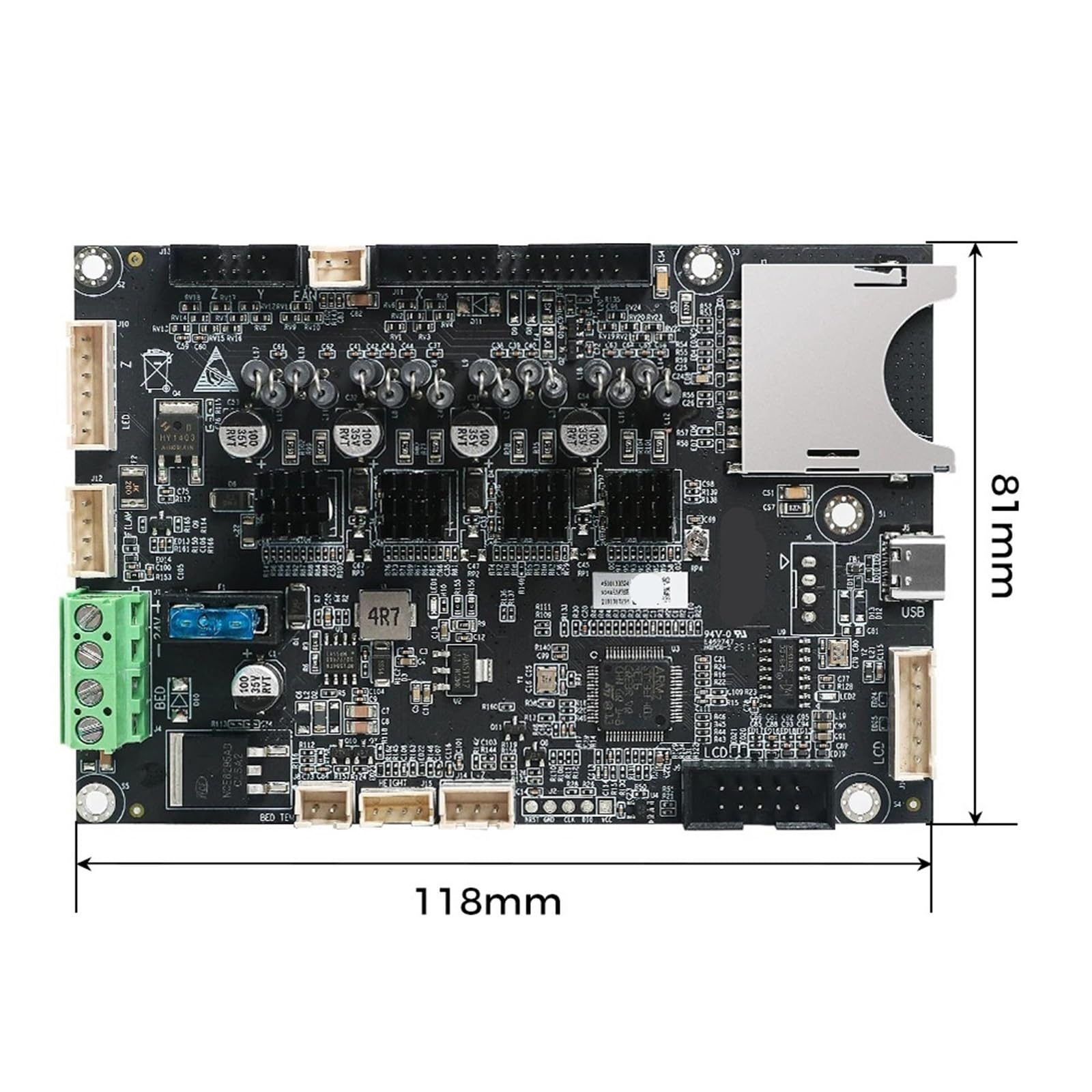 Compatible avec Creality Ender-3 V3 SE, Kit de carte mère CR4NS200320C14, pièce d'imprimante 3D 32 bits