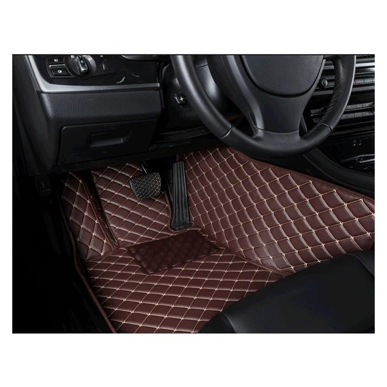 Tappetino Auto Per KIA Per Opirus Per Amanti 2003-2010 Tappeti Accessori Per Piedi Tappetini Per Auto Tappetini abitacolo(Wine red)