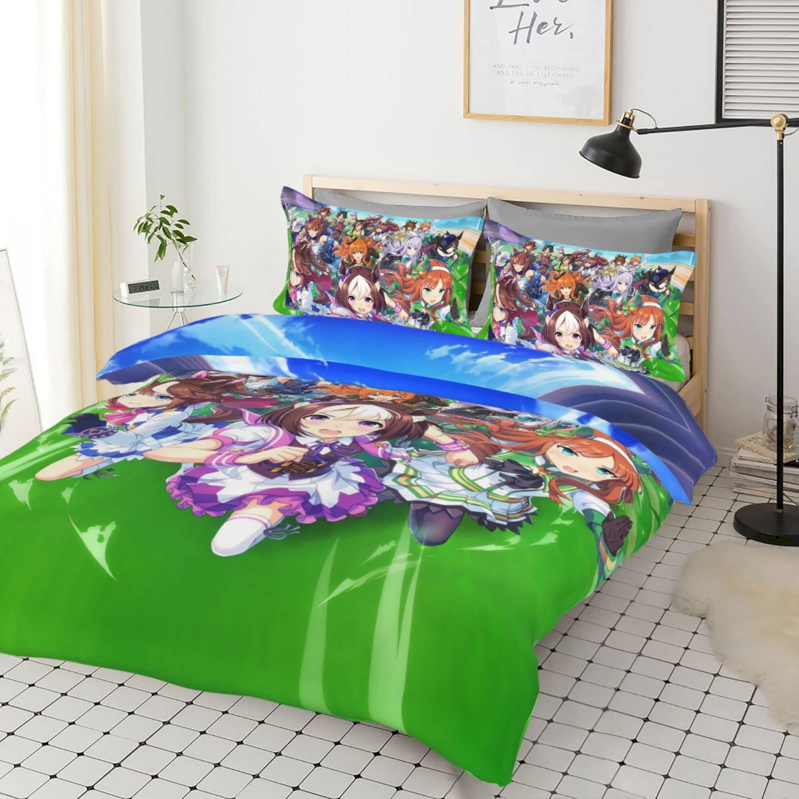 Amazon｜ウマ娘 寝具カバーセット 布団カバーセット 布団カバー シーツ