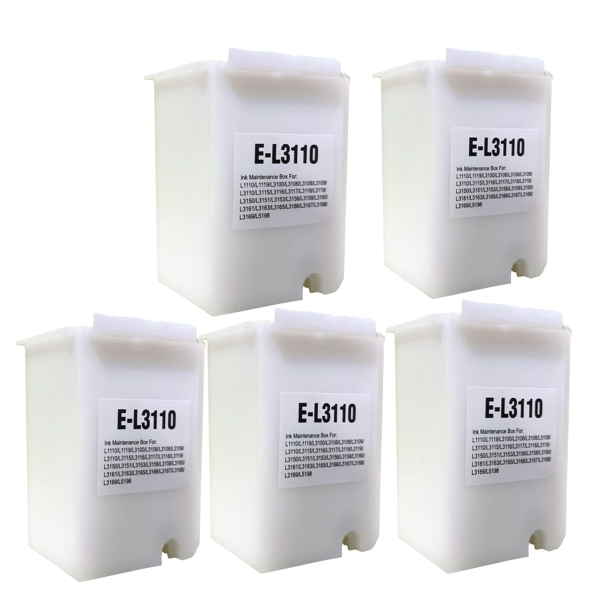 5PCS Réservoir Encre Usagée, Compatible avec EPSON L3100