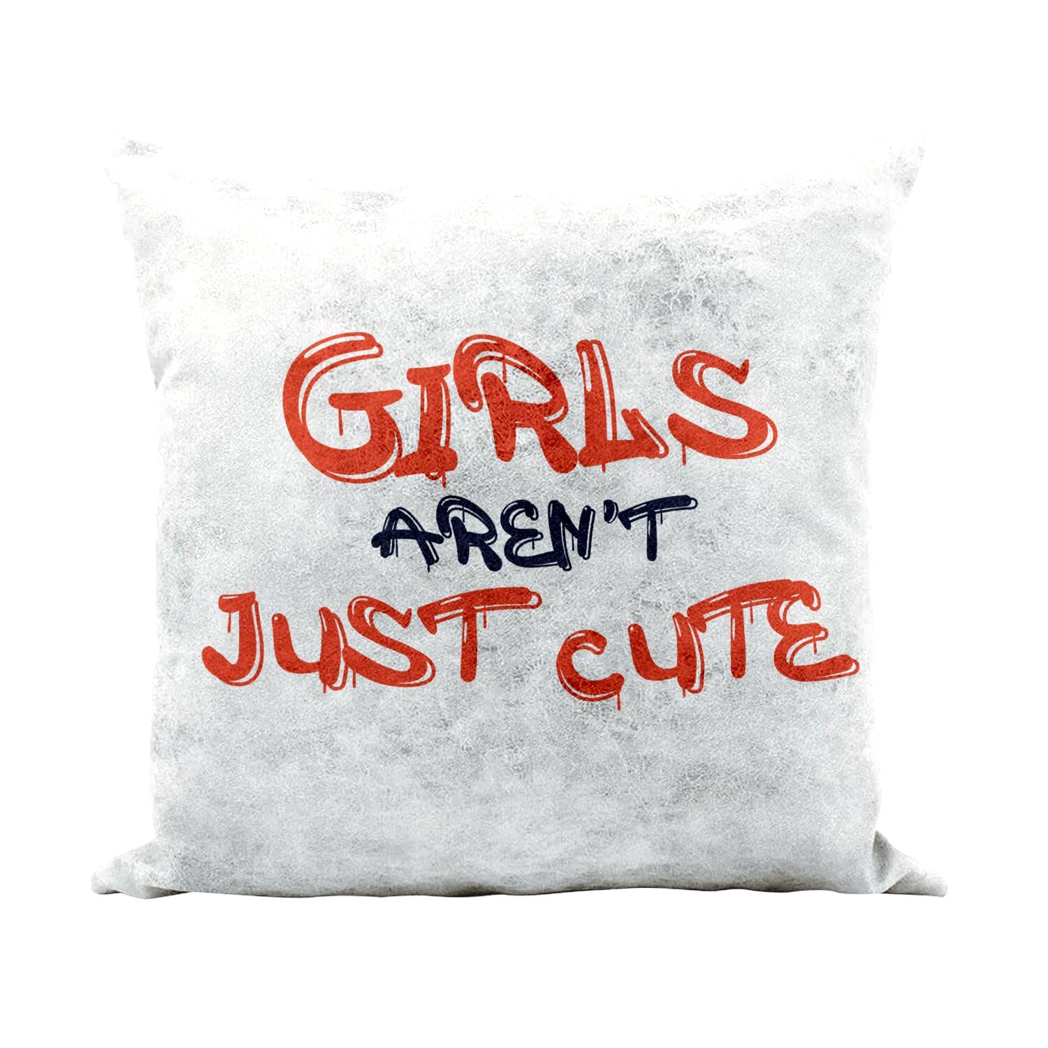 Coussin similicuir blanc Féminisme pour sublimer la déco de votre salon