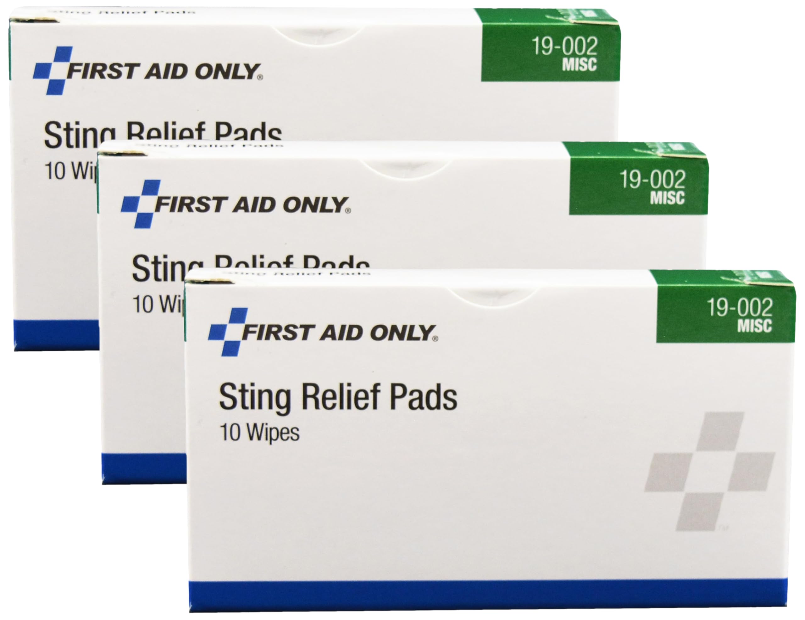 Sting Relief Pads (Box of 10) (Pack of 3)