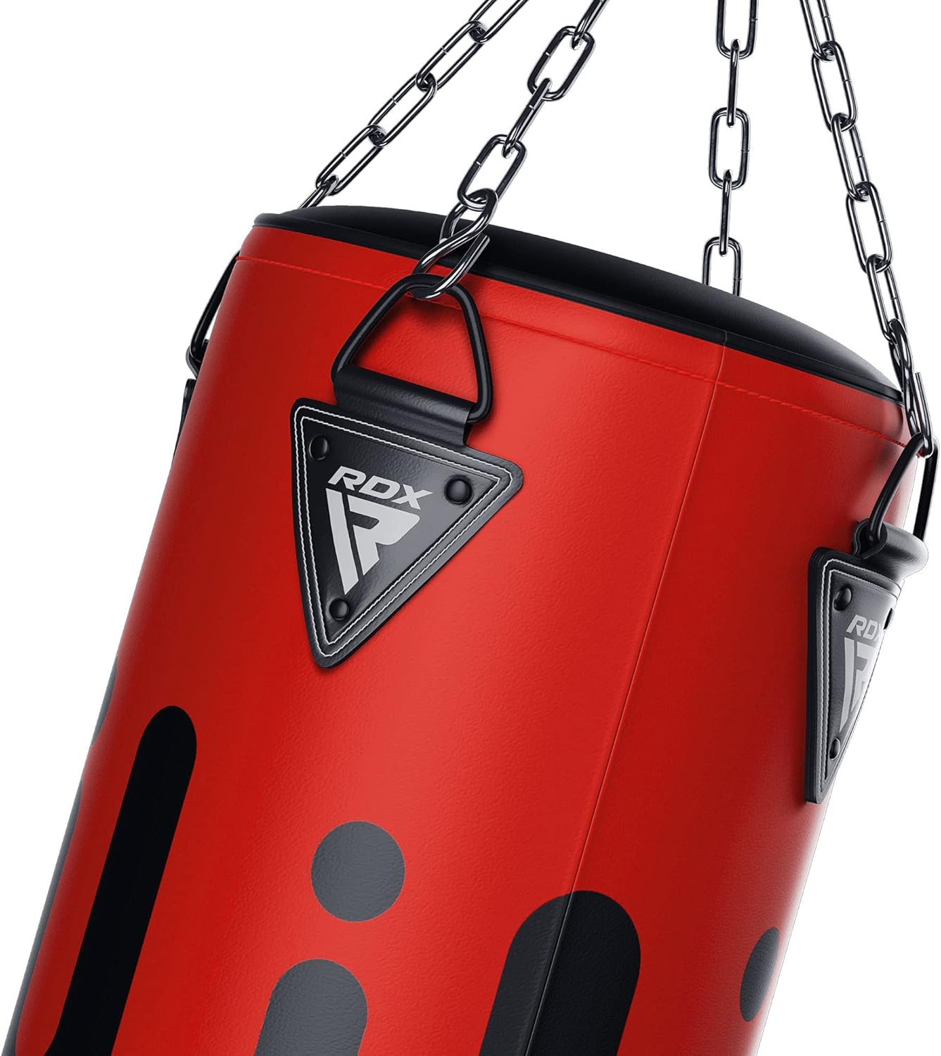 RDX Punching Bag UNFILLED Set Muay Thai MMA Training Gloves with Punch Mitts Hanging Chain, Great for Kick Boxing, Martial Arts, Available in 4FT 5FT : Sports & Outdoors