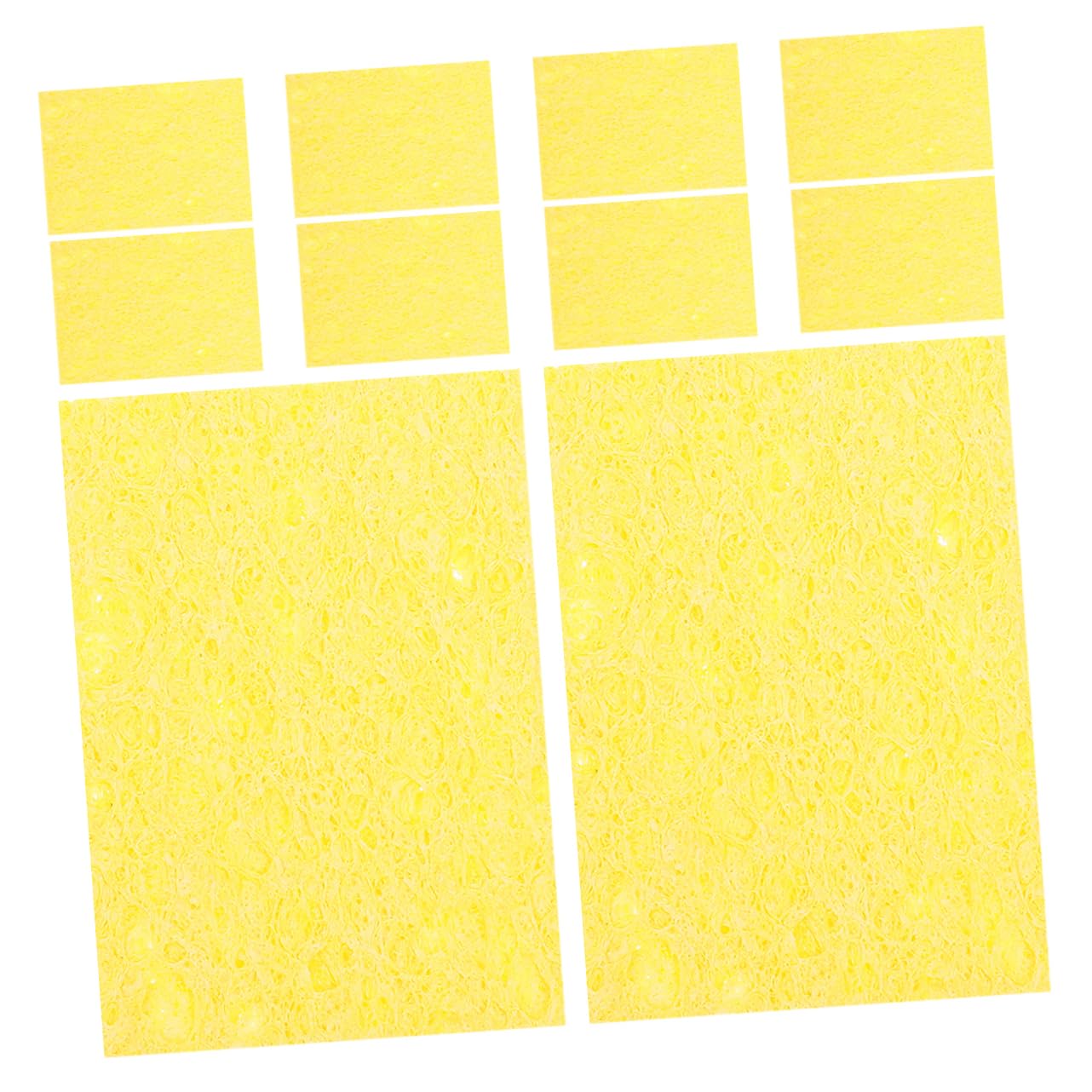 Ciieeo 10-pack Soldering Iron Sponge Pads Square Cleaning Tips for Soldering Accessories High Absorption Solder Tip Cleaner