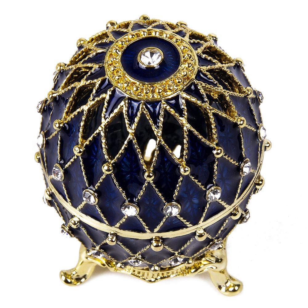 スワロフスキーエッグアートジュエリーボックス