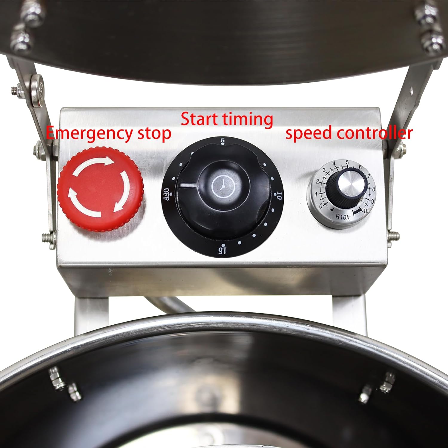 Electric Salad Dryer Commercial Salad Spinner(6KG) Vegetable Fruit Dryer Stainless Steel for Resturant 110V 750W