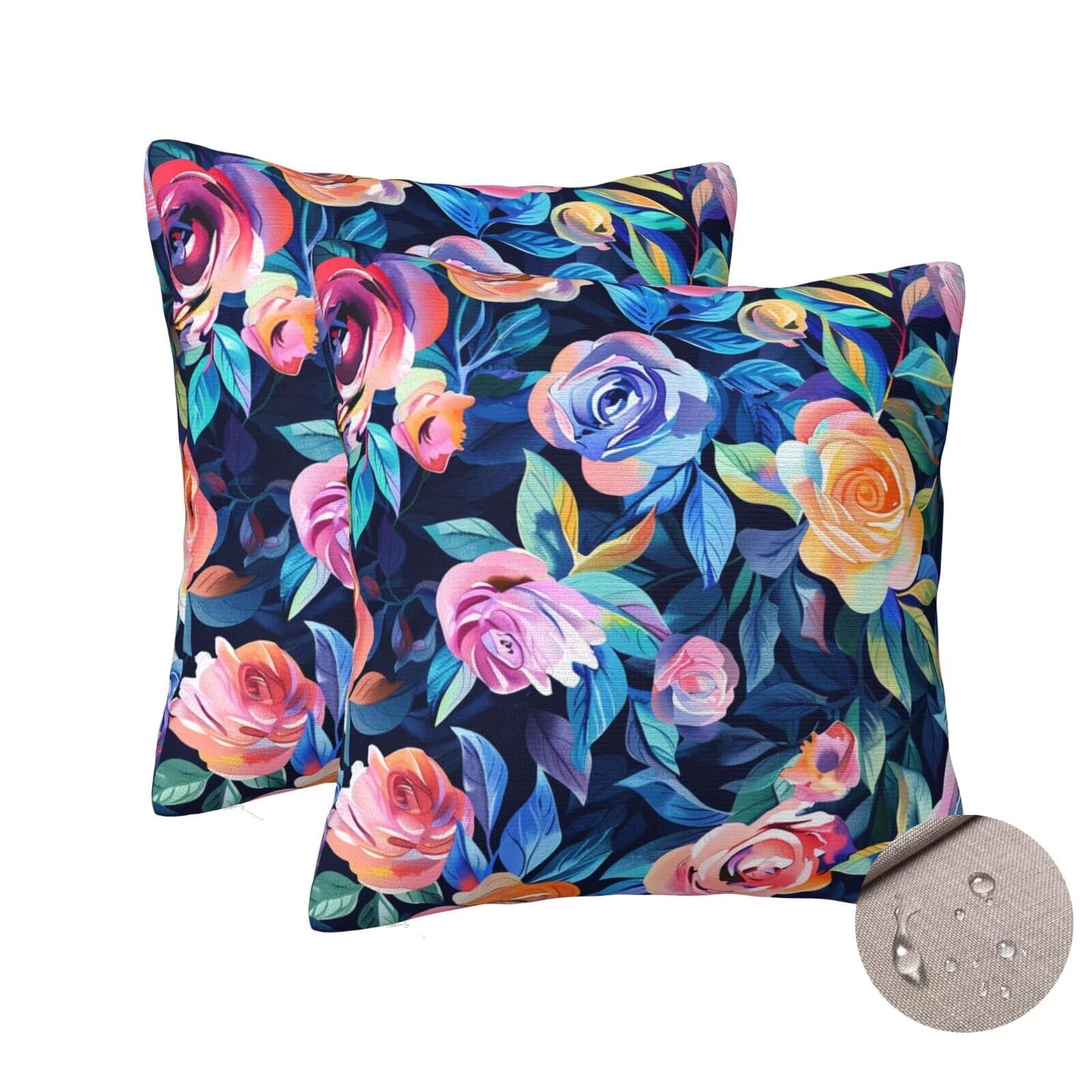 Housses de coussin 70x70 cm imperméables pour protéger votre salon de jardin