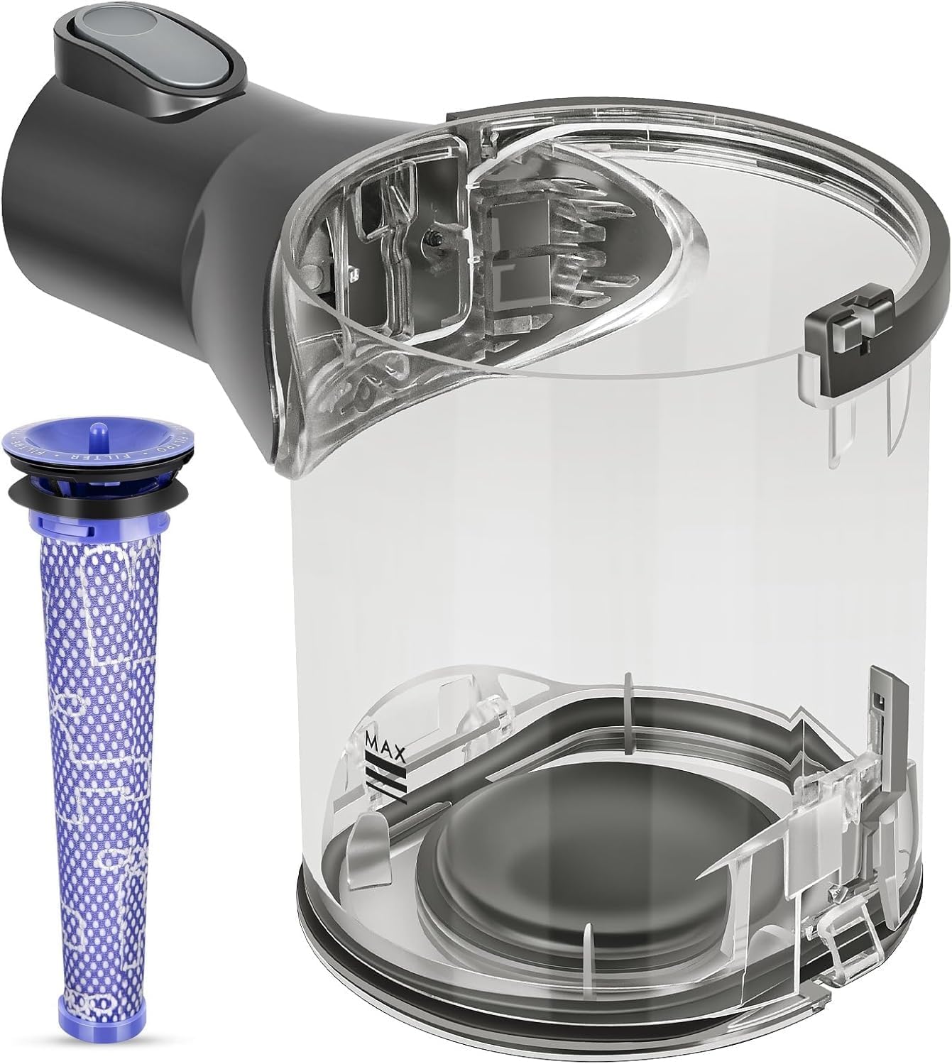 Bac à poussière Dyson V6 réparer fuite aspiration collecteur cuve rechange DC58 DC59 poubelle