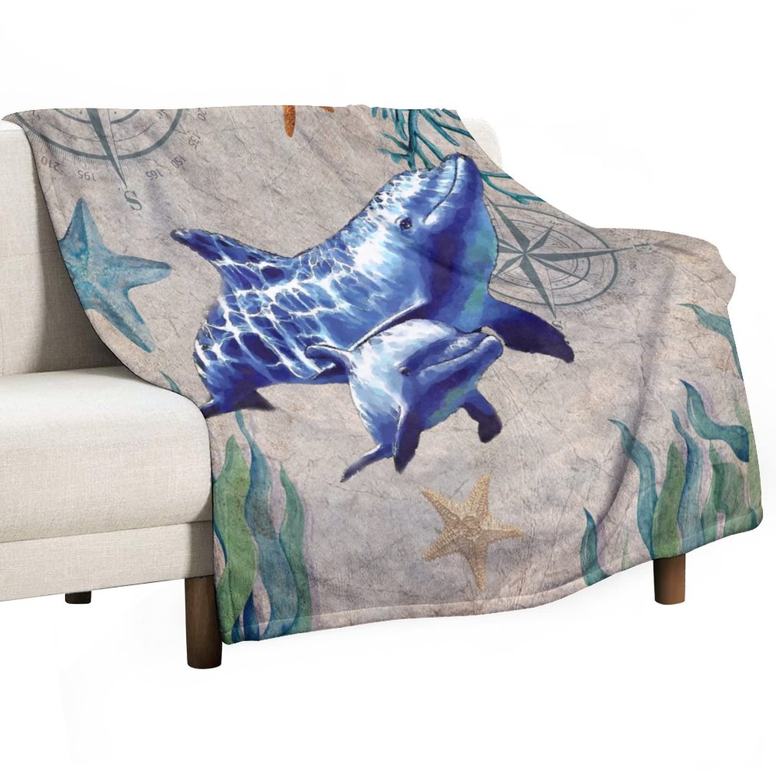 Couverture personnalisée requin contre le froid | Plaid photo doux 130x150