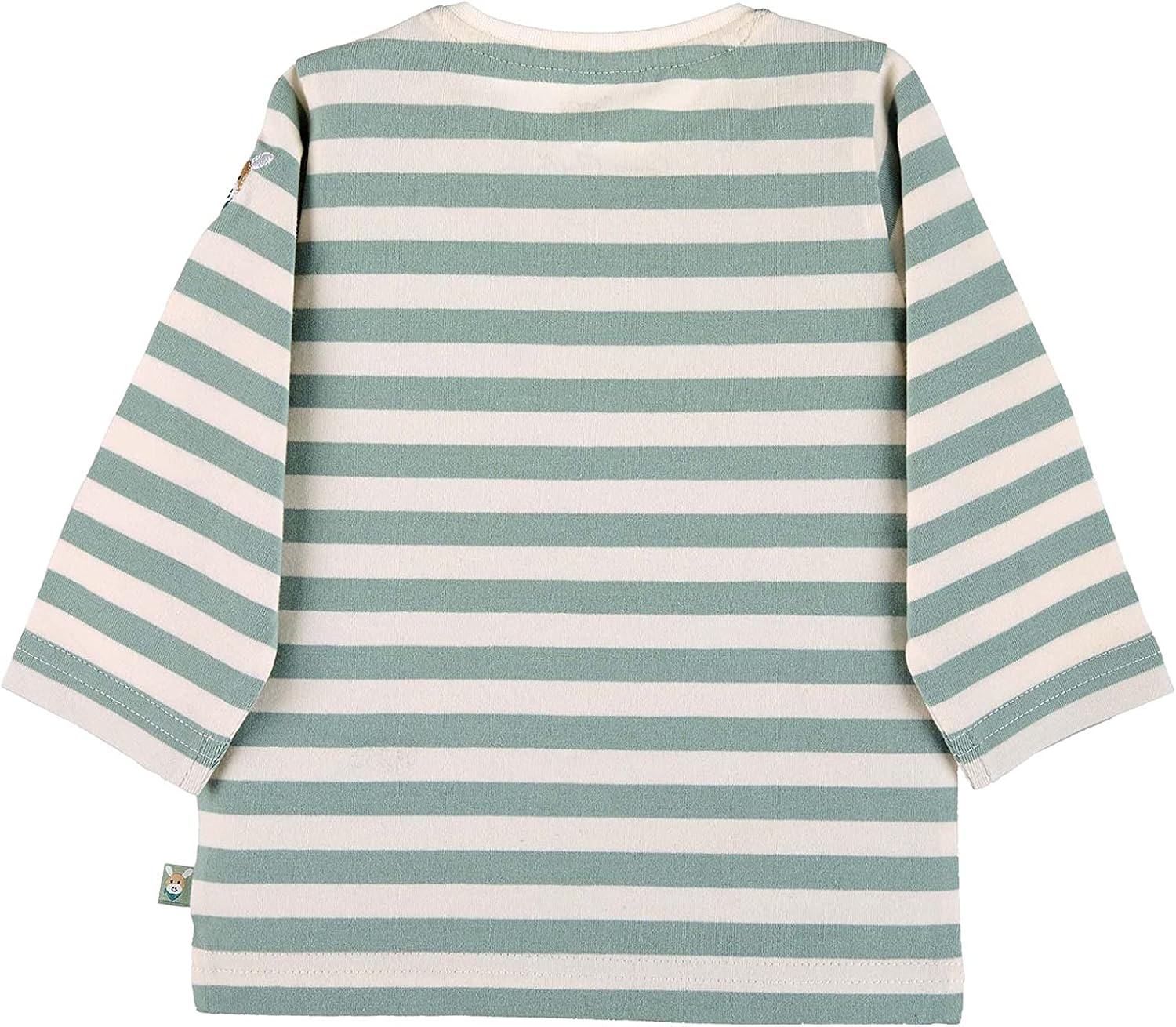 Sterntaler Green Striped Long Sleeve Shirt (50, Medium) for Infants