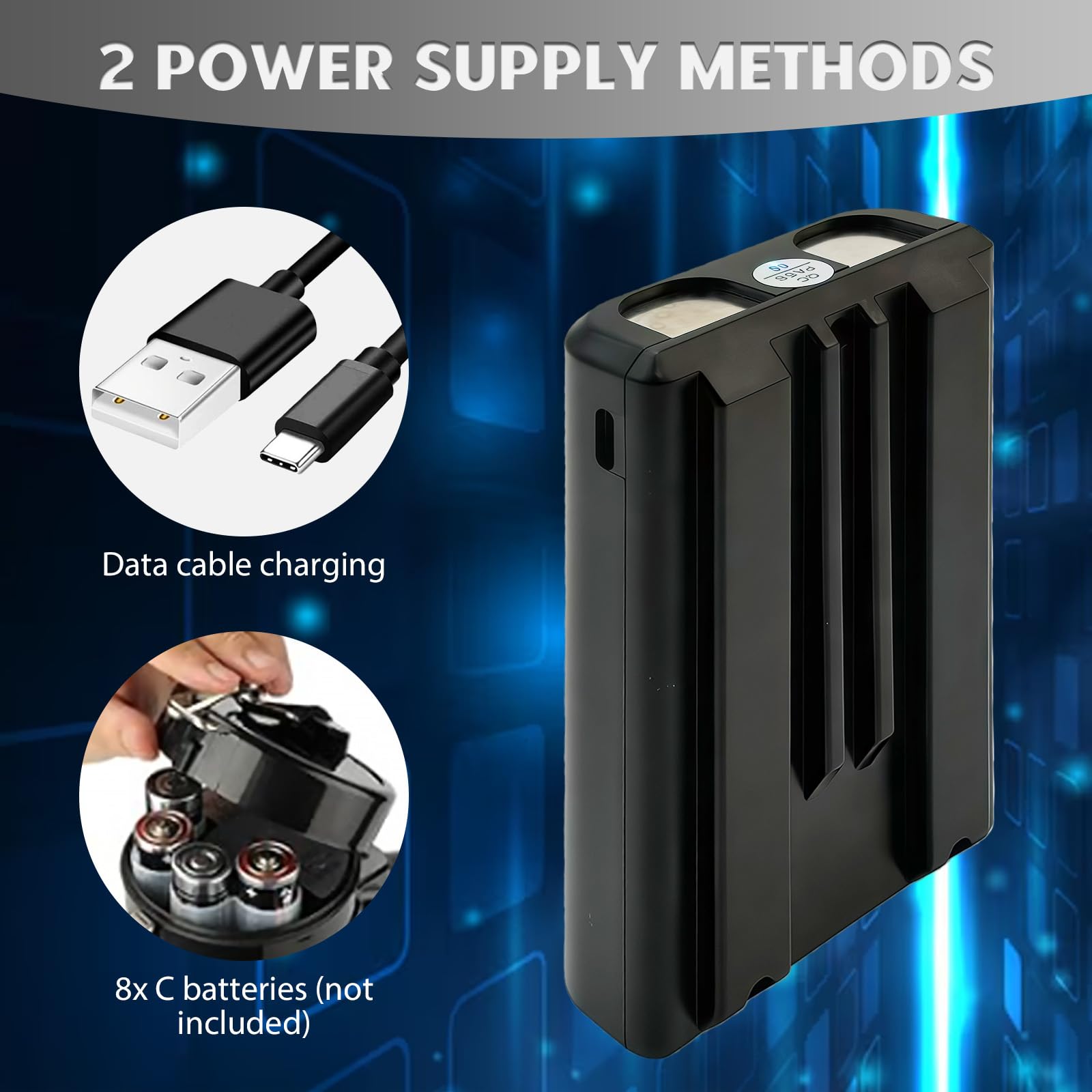Mégaphone Transportable 100W, Portée Maximale 2000m, Fonctions Enregistrement et Bluetooth, Megaphone Porte Voix avec Bandoulière Réglable