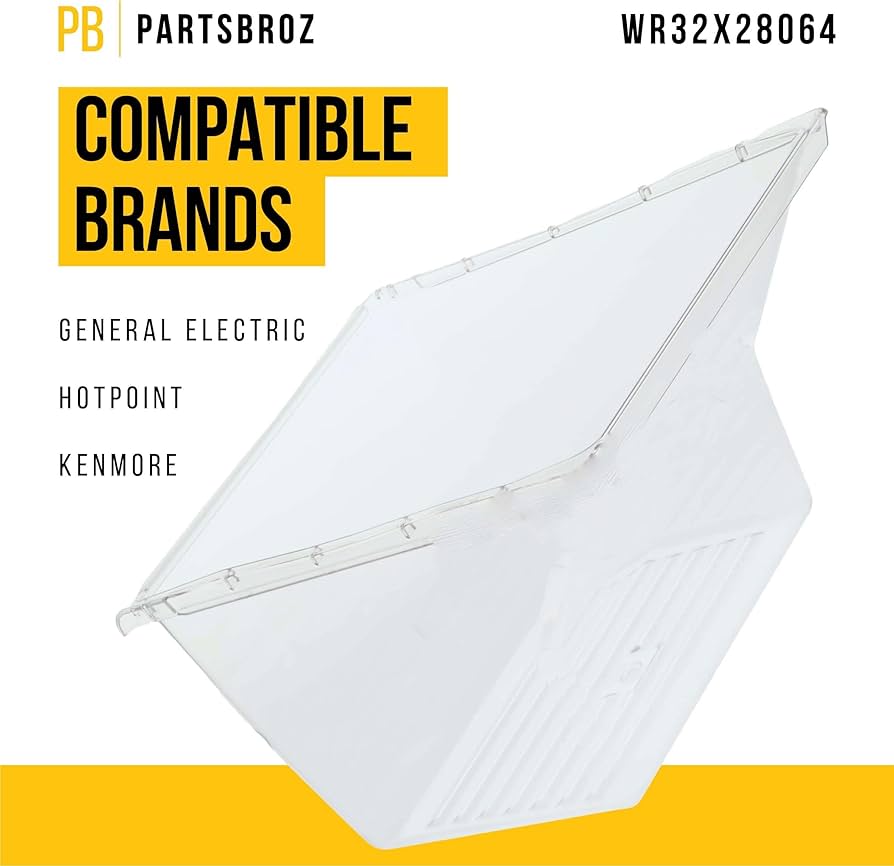 Amazon.com: PartsBroz WR32X28064 Vegetable Bin - Compatible With