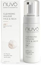 Nuvò – Organic Snail Mucin Face Cleanser Mousse 20%, 150 ml, Face Wash for Combination Skin with Aloe, Mallow and Salicylic Acid, Ideal for Women and Men Purifying Skin Care, Made in Italy