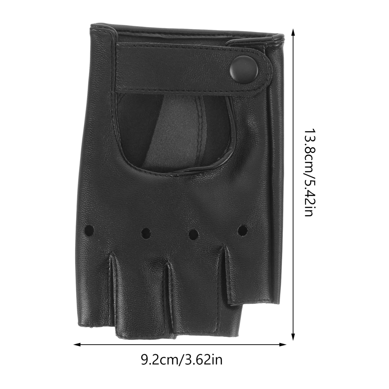 Hemoton 1Pair Portable Fingerless Fitness Gloves for Outdoor Activities Breathable and Comfortable Design for Cycling Fishing Jogging and Hiking UV Protection and Durable Palm