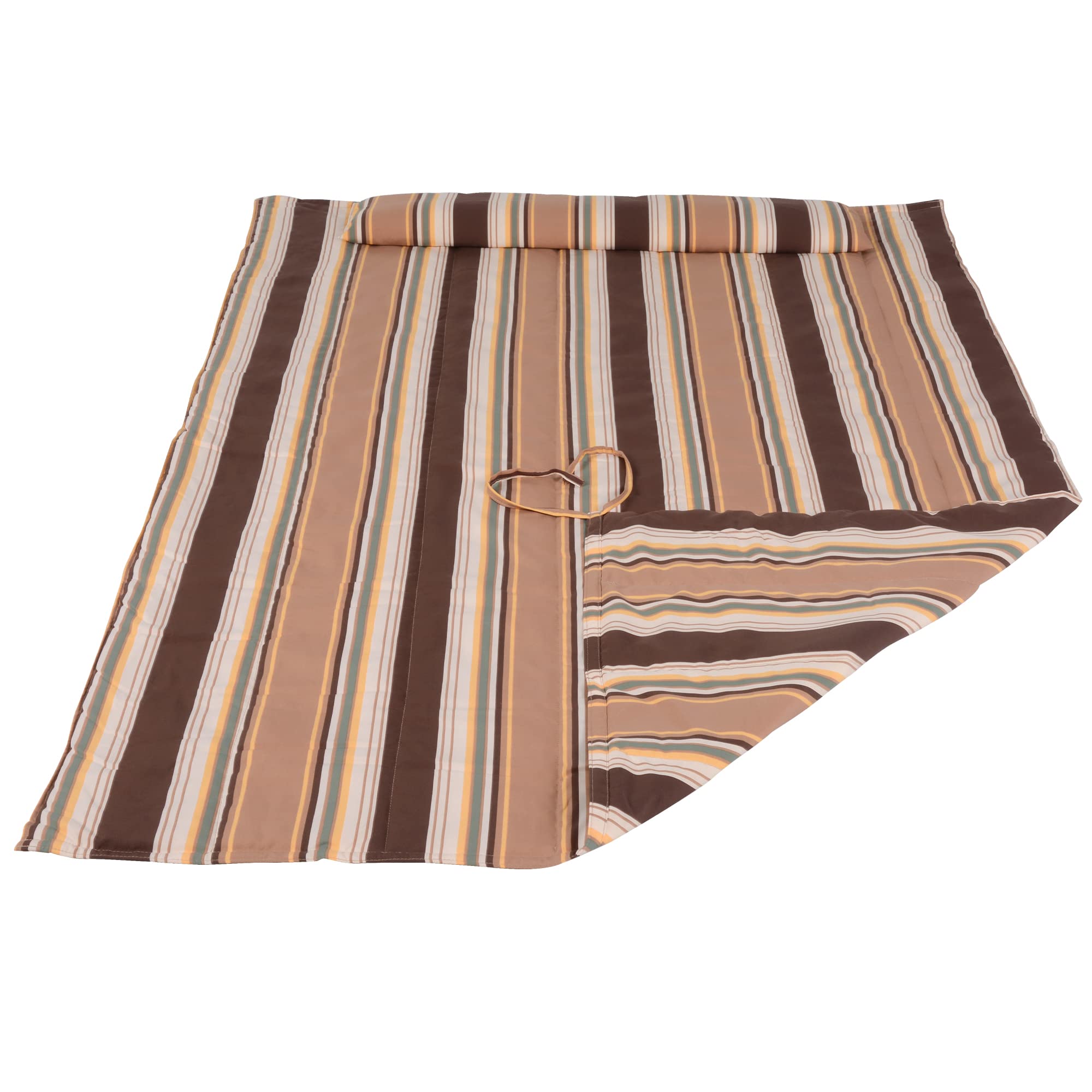 SUNCREATOutdoor Portable Hammock Pad, 2 Person Polyester Hammock Pad, Brown