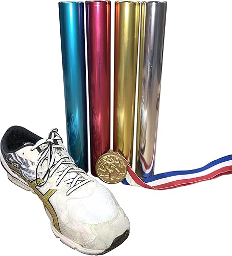 Miniatura 6 de Ace Creations Bastones de relé de aluminio para carreras de pista y campo, gimnasio, Phy Ed, Running