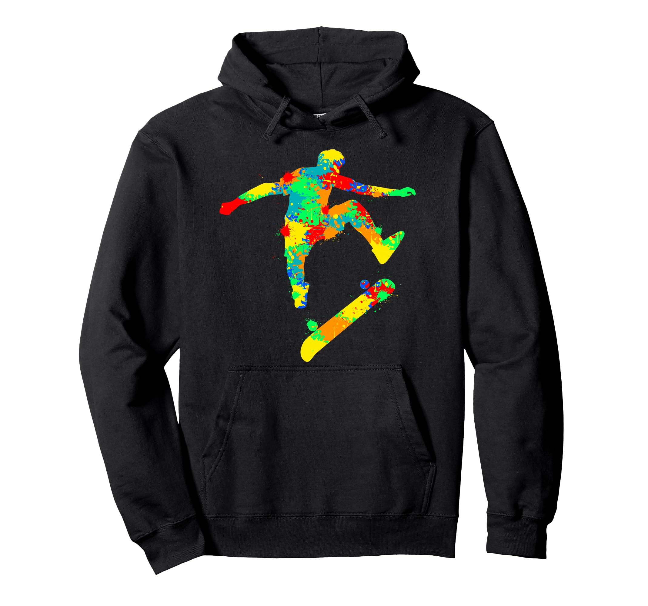 Skateboard Skater Stunt Skateboarding Boys Kids Men Pullover Hoodie
