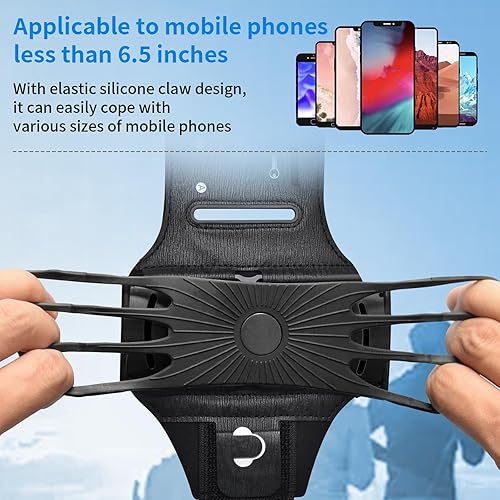 Miniatura 7 de Soporte para teléfono de muñeca, rotación de 360 adecuado para iPhone 1615141312ProPro Max, para teléfonos inteligentes de 4.7 a 6.5 pulgadas, banda