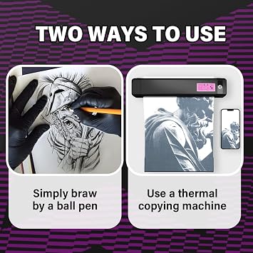 OZER Tattoo Transfer Paper A4 Size Thermal Copier Template Paper x 50 Sheets