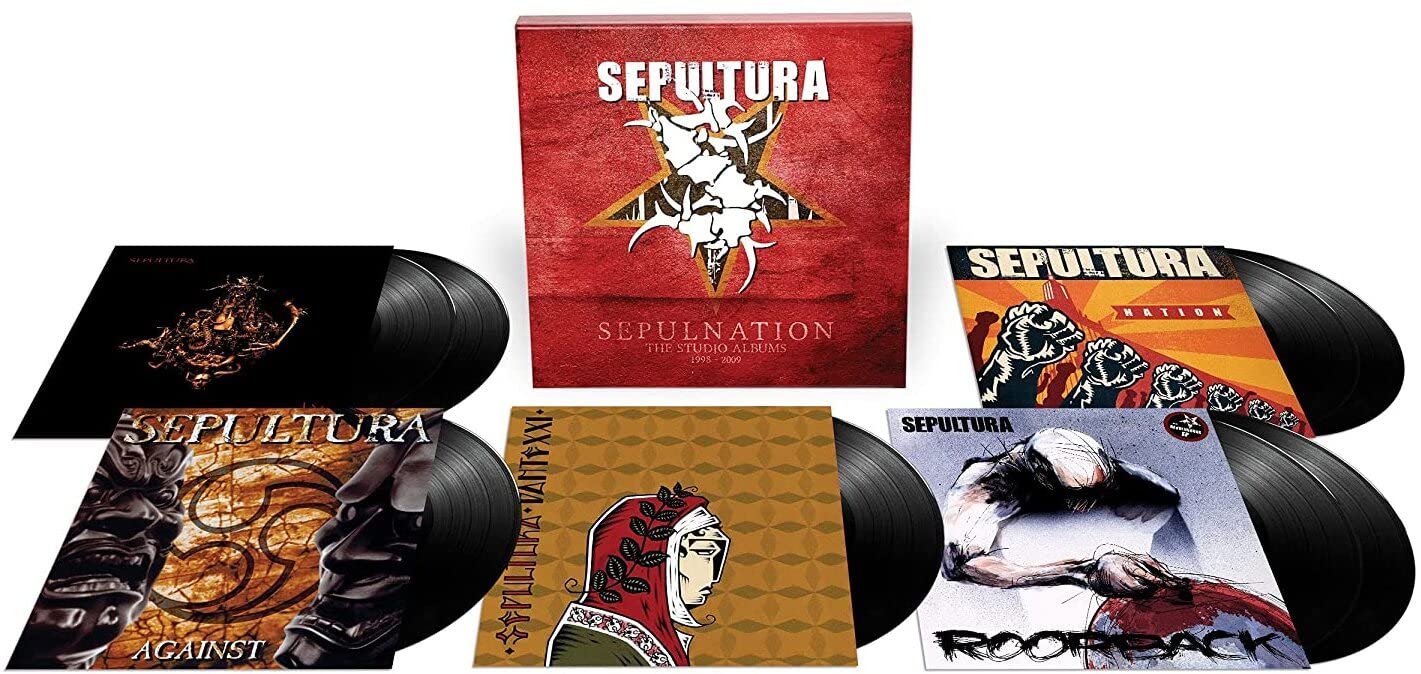 Sepultura Sepulnation The Studio Album Deluxe Edition 8 Vinyl LP Box Set
