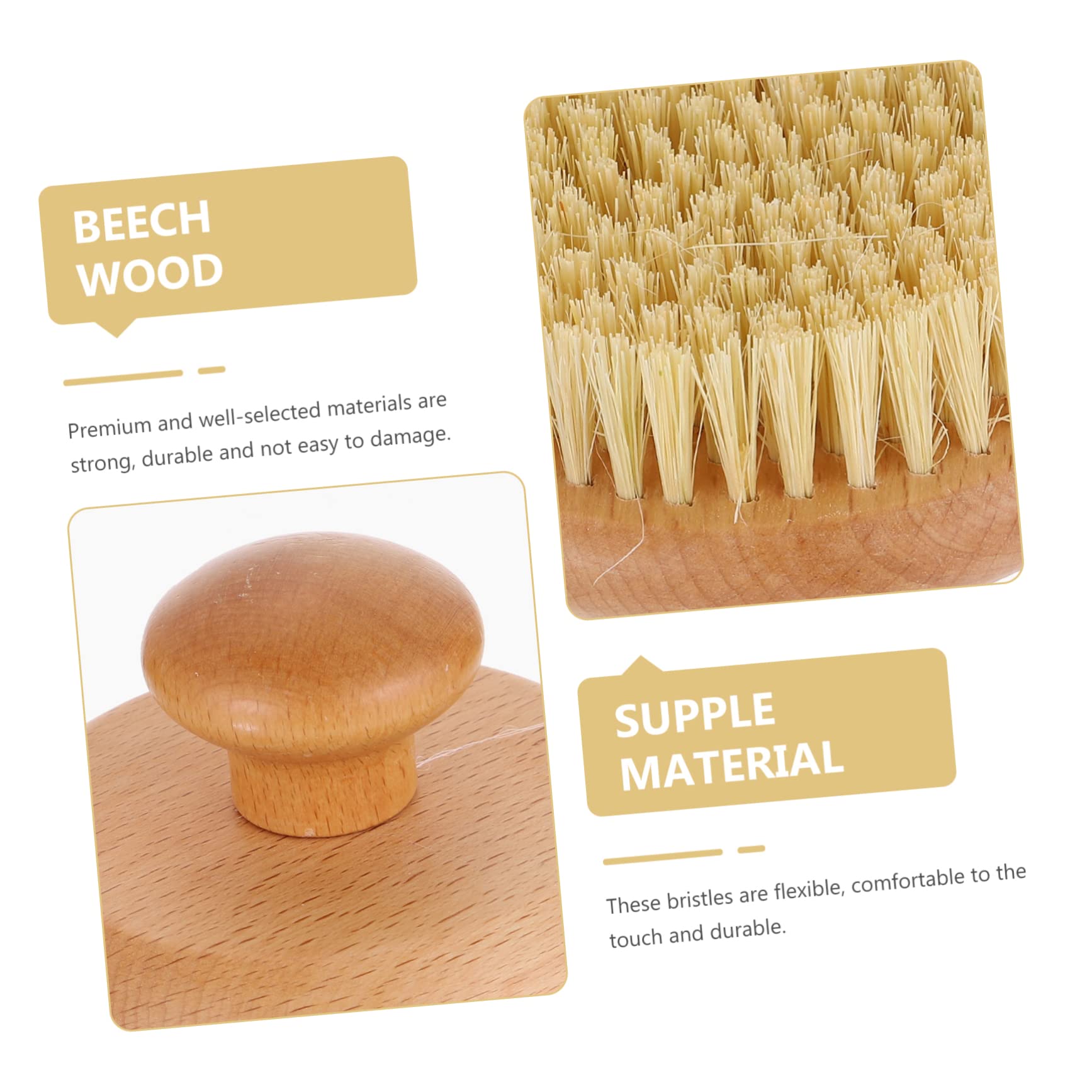 Beaupretty Lot De 3 Brosses De Bain Rondes Pour Exfoliation Et Relaxante