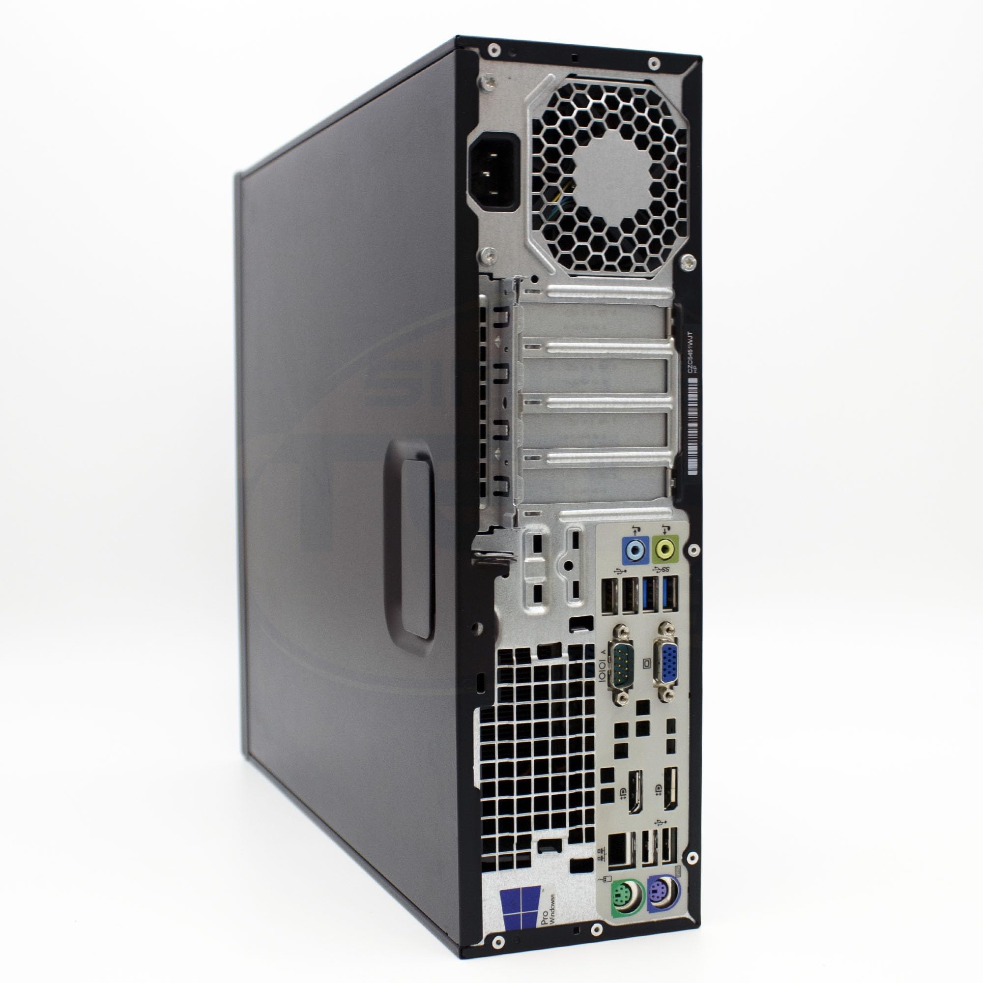 Komputer stacjonarny komputer stacjonarny HP EliteDesk 800 G1 SFF i5 4430 do 3.2 GHz RS232 Windows10 Pro Biznes Office (Odnowiony) (bez anteny WiFi USB, 8GB RAM SSD 240 GB)