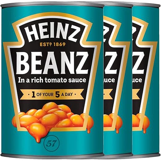 Heinz Baked Beans in Rich Tomato Sauce Pack of 3 415g