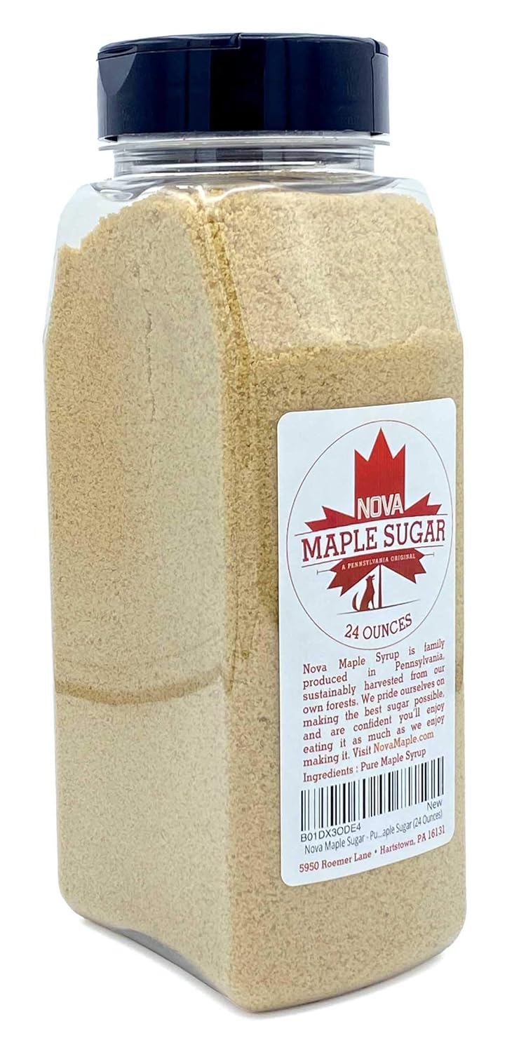 Nova Maple Sugar - Pure Grade-A Maple Sugar (24 Ounces)