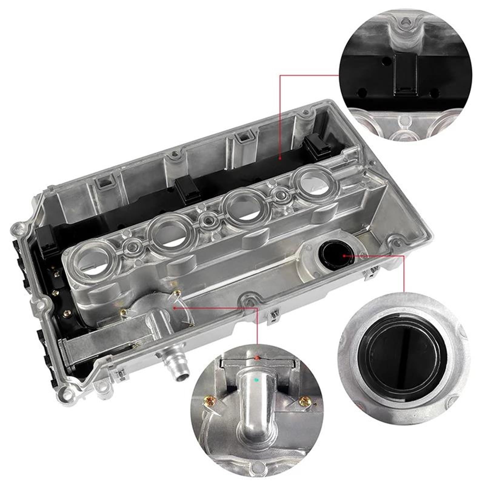 Tapa de culata Tapa De Válvula Con Junta Para Opel Para Vauxhall Para Astra H Para Meriva A Para Insignia Para Zafira 55564395 55558673 Junta de tapa de válvula