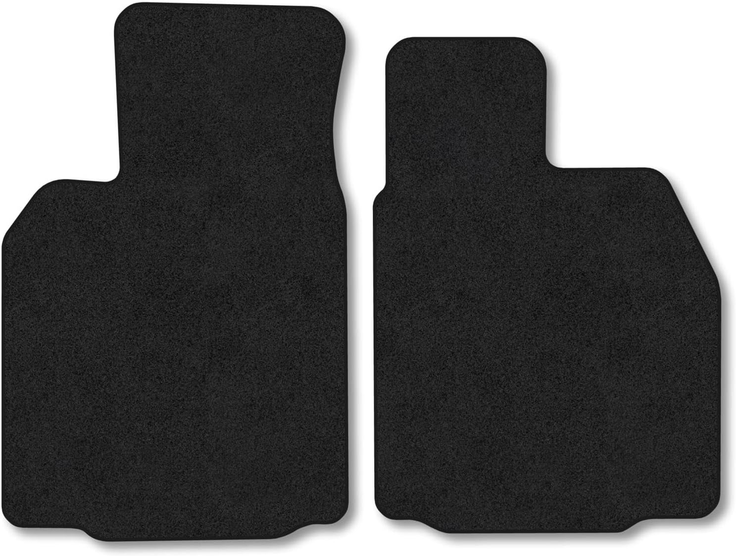 Porsche Boxster (2006-2012) Car Mats Accessories Tailored Fit Carpet Floor Mats Non Slip Black Trim Full Coverage Compatible Accessory Front Set Anti Slip Granulated Backing Hand-Finished