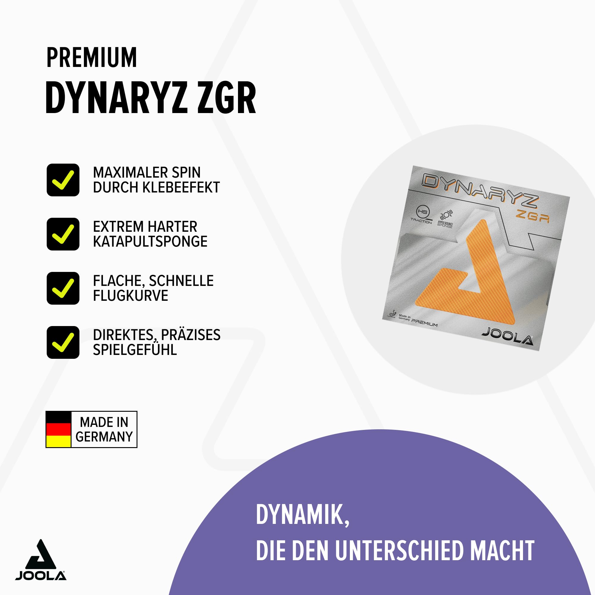JOOLA Dynaryz Zgr Max Schläger, Unisex, Erwachsene